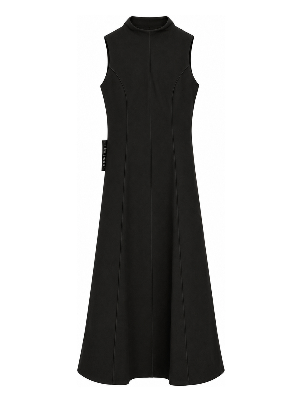 NWT Tuckernuck Lockwood Black Mock Neck Sleeveless Midi Dress XS
